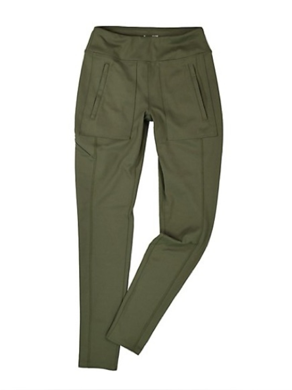 Ridgecut Women's Stretch Fit Natural-Rise Work Outdoor Leggings Olive Size Large